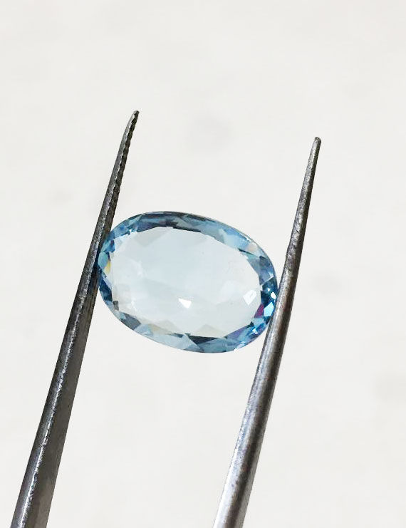 7.45 Ratti (6.68 ct) Natural Blue Topaz